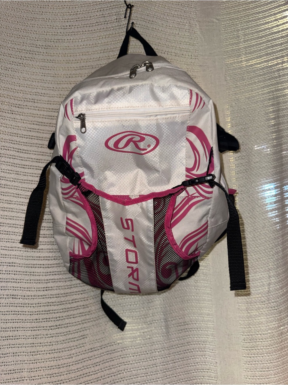 Rawlings White and Pink Storm Women's Backpack